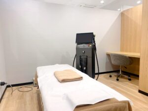 regina大阪梅田院の施術室